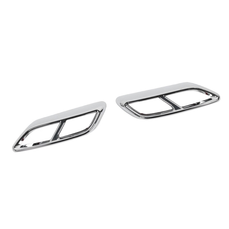 2PCS Exhaust Muffler Tail Pipe Cover Left Right Decorative Tail