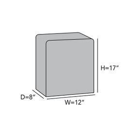 Covermates Keepsakes - Rectangular Appliance Cover - Dust Protection - Stain Resistant - Washable - Appliance Cover, Bronze