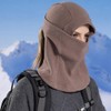 Ponytail Balaclava Ski Mask Full Face Cover Hood Winter Running