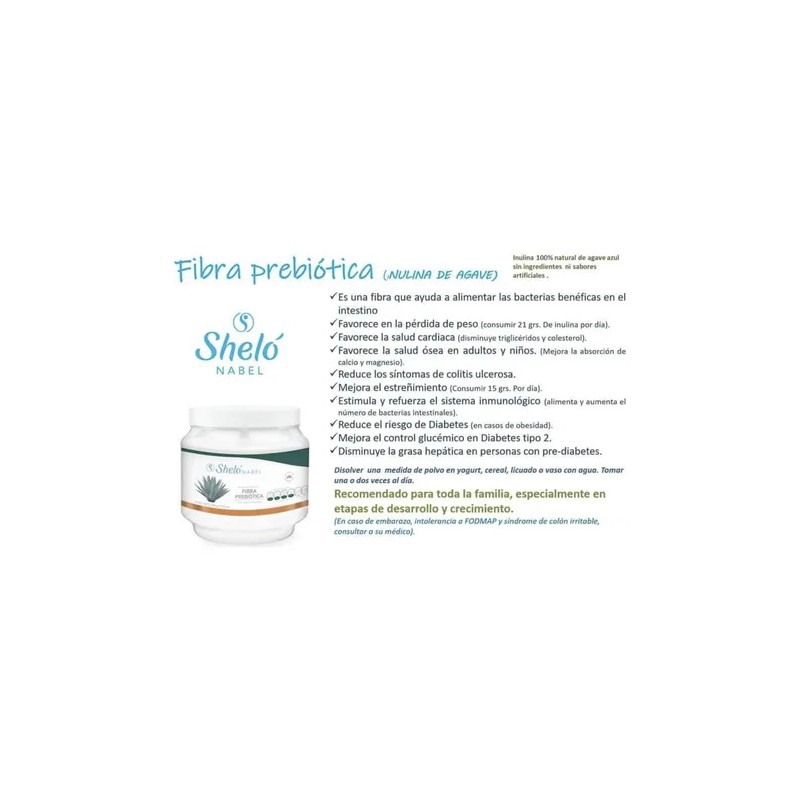 Fibra Prebiótica Sheló Nabel