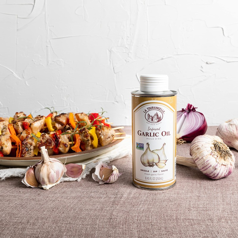 La Tourangelle, Garlic Oil, High Oleic Oil for Cooking Pastas,
