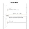 BESy Retractable Clothesline SUS304 Stainless Steel Clothes Dryer with Adjustable