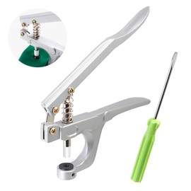 Safety Eye Tool, Auxiliary Tool for Attaching Safety Eyes, DIY Crochet and Stuffed Animal Eye Setter, Suitable for Below 10 mm Eyes, Crafting Supplies for Crocheted Toys