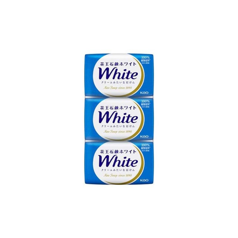 Kao Soap White, Regular Size, 8.9 oz (255 g)