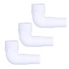 3Pcs Elbow Adapter Connector 90 Degree Fitting for Hayward SPX1105Z3