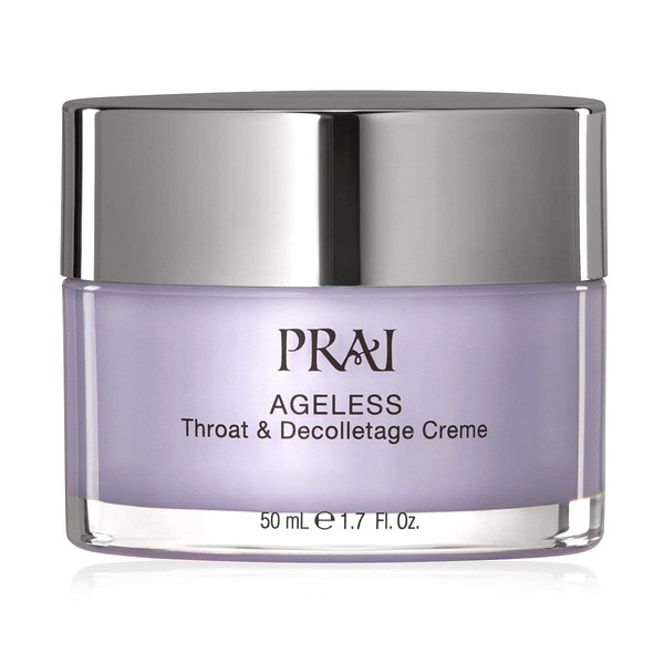 PRAI Beauty Ageless Throat & Decolletage Creme - Anti-Aging & Anti-Wrinkle Firming Neck Moisturizing Cream - 1.7 Oz