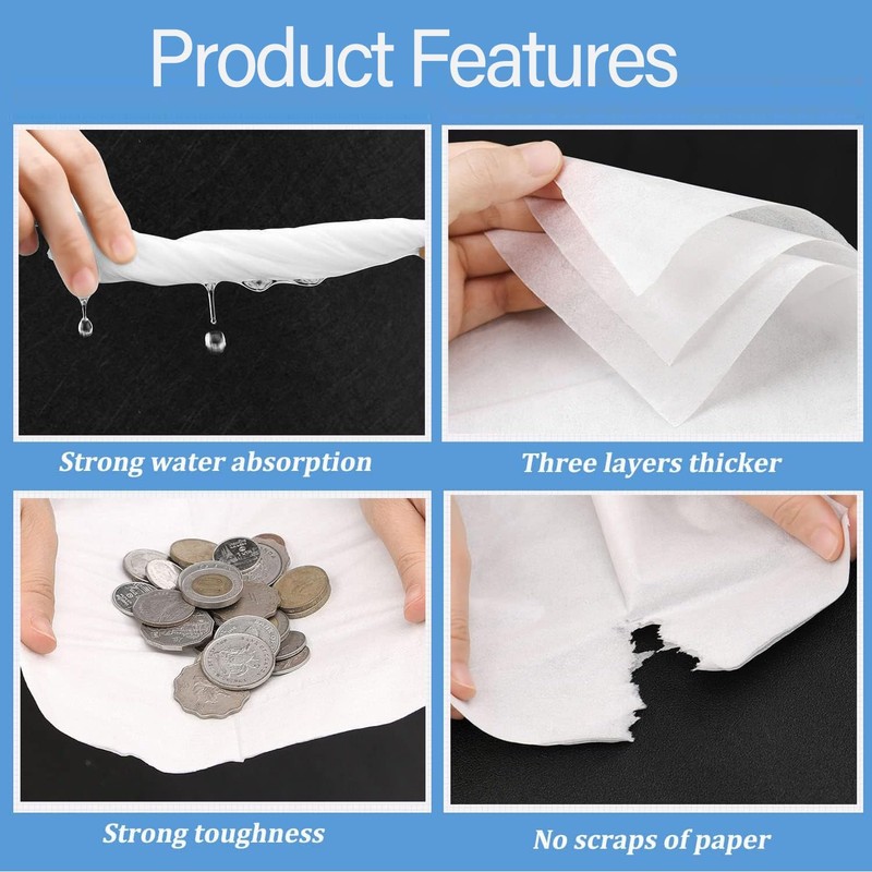 Car Tissue Refill Kit, Travel Tissues, Tissue Refill for Car
