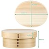 Morikuru SG Wonder Zone TK08-37 Cedar Wappa Lunch Box, Round