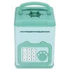 Fingerprint Password Cash Piggy Bank for Kids Auto Scroll Paper