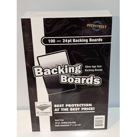 E. Gerber Silver Age Comics Backing Boards Acid Free 24 PT. - 100 CT
