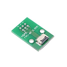 sourcing map FFC FPC 6 Pin 0.5mm 1mm Pitch to DIP 2.0mm PCB Converter Board Couple Extend Adapter