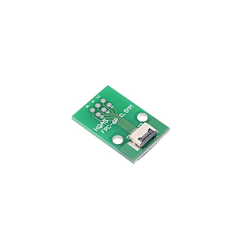 sourcing map FFC FPC 6 Pin 0.5mm 1mm Pitch to