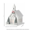Regency International 11.5" Led/Bty Crdbrd TMR Country Church