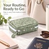 A8 Pill Pouches for Travel, 14 Reusable Pouches, Green Travel