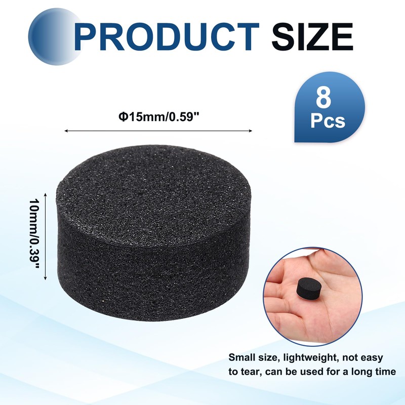 MECCANIXITY 8 Pcs Single Sided Speaker Isolation Feet Pads, 40mmx10mm