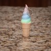 KeyChain Ice Cream Cone Chapstick Keychain – Cute Holder with