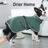 JoyDaog Dog Bathrobe with Bathing Glove for Quick Drying Coats,Doggie