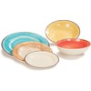 Carlisle FoodService Products Mingle Resuable Plastic Plate Dinner Plate with