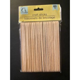 Crafter's Square Jumbo Natural Craft Sticks, 60-ct. Packs