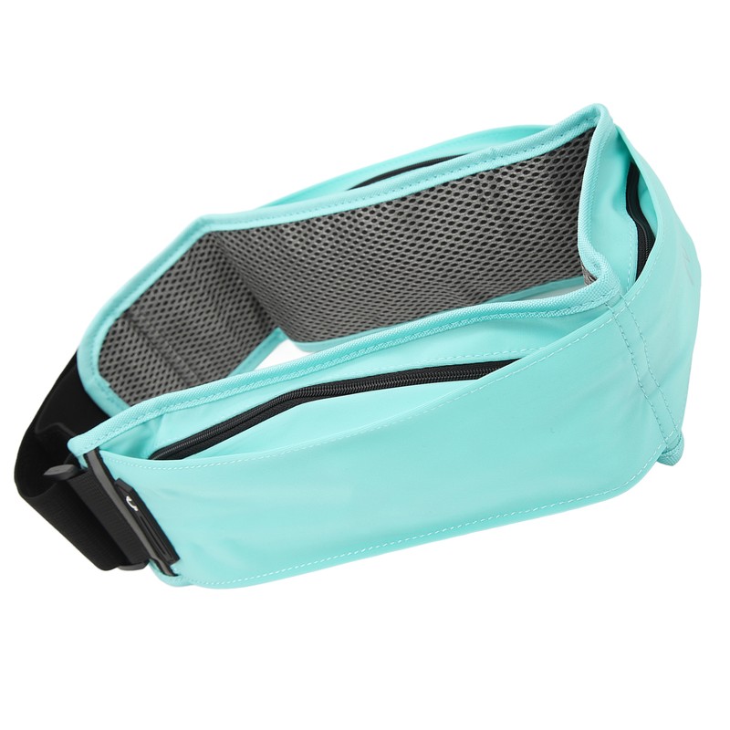 Running Waist Bag Multi Independent Pockets Elastic Breathable Thin Light