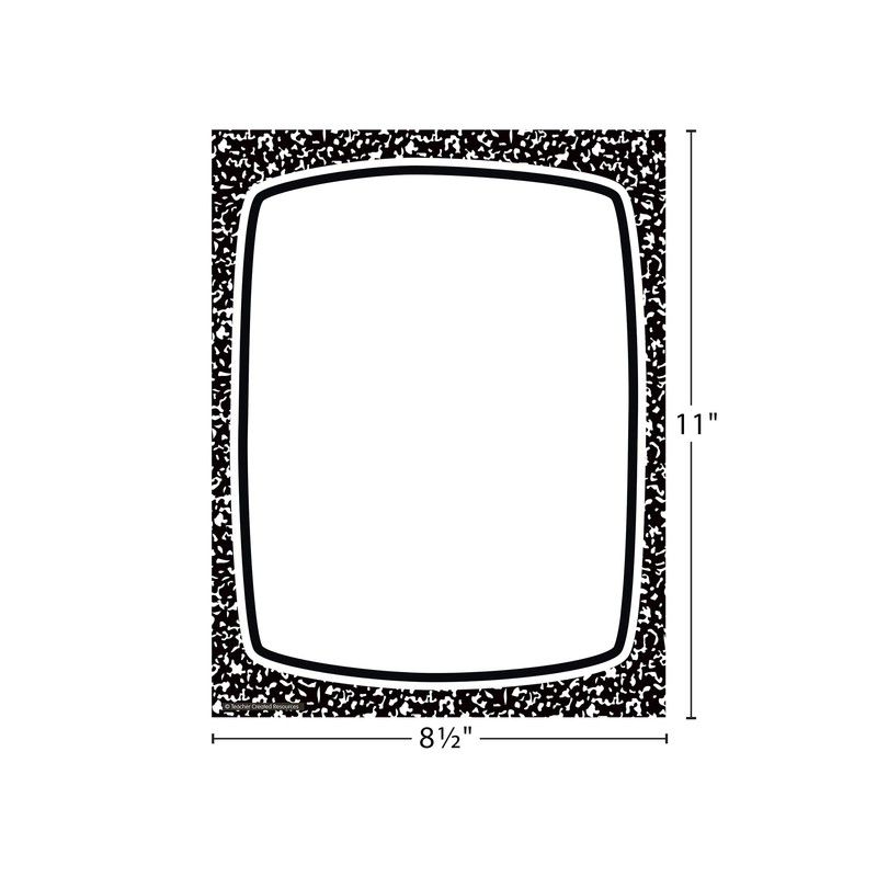 Teacher Created Resources Cool for School Composition Computer Paper (TCR9309)