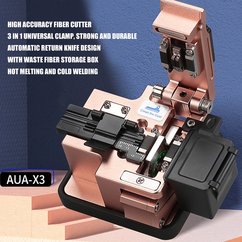 High Accuracy Fiber Cutter Automatic Return Optical Cable Cold Splicing