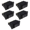SING F LTD 5PCS 5-Pin DC12V 24V 10A DPDT Car