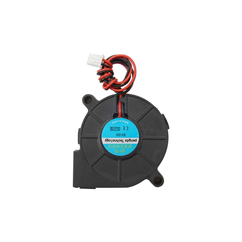 Comidox 5Pcs Black Brushless DC Cooling Blower Fan 5015S 5V
