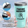 Detective Teal Edition Viking Tumbler 20oz - Finding answers in