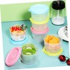 NOLITOY 6pcs Small Crisper Box Reusable Meal Charcuterie Food Containers