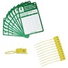 V Safety Defibrillator Inspection Tag Kit Pack of 10