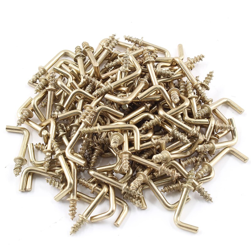 Bivethoi 150pcs Tiny L Hooks for Hanging, Mini Right Angle