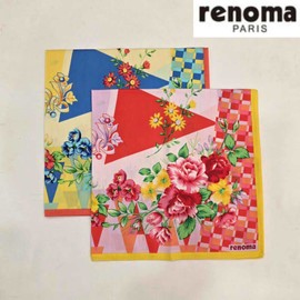 Renoma 대구백화점 레노마남녀1매 나염 손수건(RGO2203) Daegu Department Store Renoma Unisex Printed Handkerchief (RGO2203)