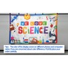 YCUCUEI 72x43inch We Love Science Chemistry Lab Photography Backdrop