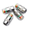 ANKI HAPPIGO 4Pcs 32-to-35 PSI Car Tire Pressure Monitor Valve