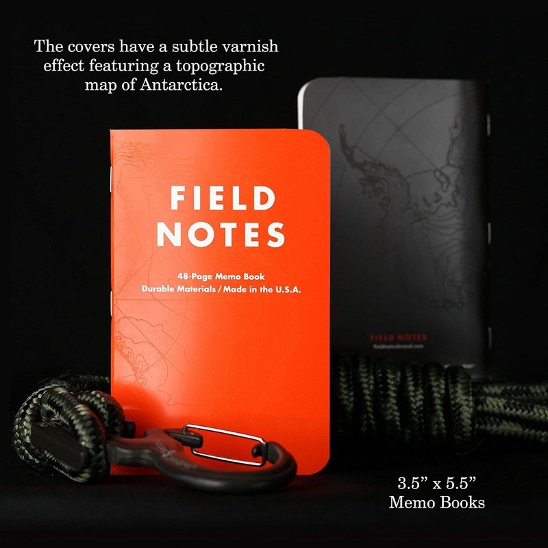 Field Notes: Expedition 3-Pack Waterproof Notebook with Dot-Graph Paper -