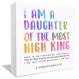 Christian Gifts, Inspirational Gifts, Inspirational Gifts for Women, Christian Wooden Box Sign, Christian Gifts for Women, Bible Verse Gift, Catholic Gifts, Religious Spiritual Gifts for Her Mom