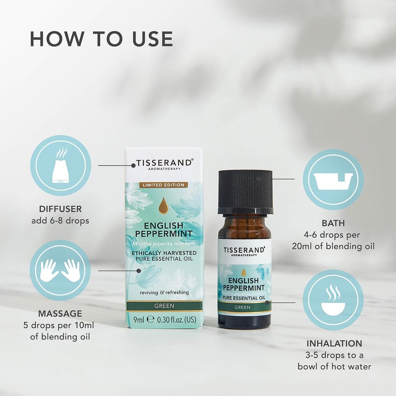 Tisserand Aromatherapy | English Peppermint | 100% Natural Pure Essential