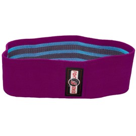 FIGHTSENSE Resistance Band Hip Circle Fitness Loop Peach Booty Squat Lunge Gym (Purple, S/M)