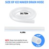 Ice Maker Drain Tube Fit for GE OPAL01GEPKT, Water Line
