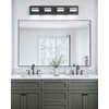 VONLUCE Bathroom Vanity Light Fixture, 4-Light Modern LED Vanity Light,