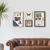 FrameWorks 8x8 Deep Shadow Box Frame, Wooden Display Case w.