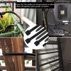 150 Pieces Multi-Purpose Cable Zip Ties 8 Inch,Self Locking Black