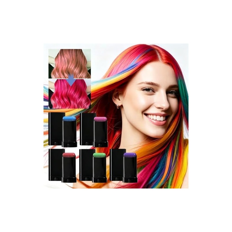Barra Tinte Temporal Cabello Resistente Agua Sudor