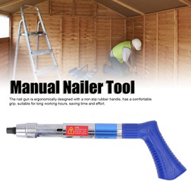 Mini Manual Nail Gun 5 Gears Power Adjustable Wall Fastener Nailer Tool Concrete Mini Nail Shooting Machine