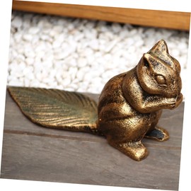 KICHOUSE Vintage Door Stopper Squirrel Design Collision Door Protector No Holes