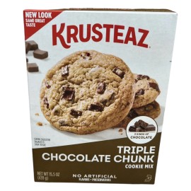 Krusteaz Triple Chocolate Chunk Cookie Mix 15.5 oz