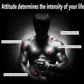 Fitness Chest Expander Chest Expander for Man - 5 Springs Muscle Pull Exerciser Training Multi Function