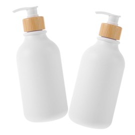 FELTECHELECTR 2pcs Press Lotion Bottle Dispenser Hand Soap Refill Pump Soap Dispenser for Kitchen Lotion Storage Bottle