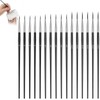 RAHHLIZS 60Pcs Thin Paint Brushes Set Fine Tip Detail Brushes